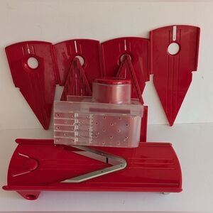 Zyliss Food Slicer Grater Cutter Vintage 7 Attachments Kitchen Tools Accessories